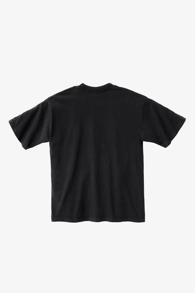 LA Apparel 1801GD- 6.5OZ GARMENT DYE CREW NECK T-SHIRT - Black