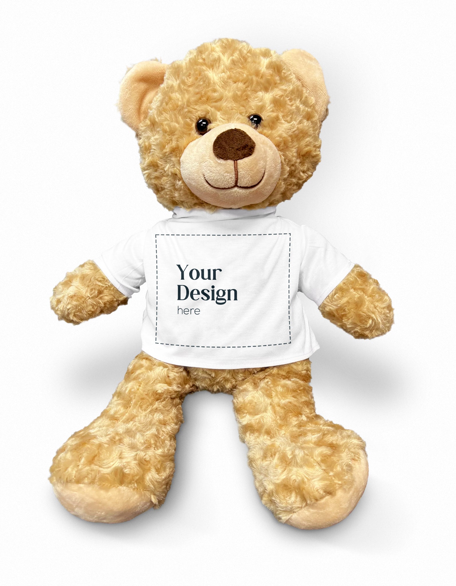 Print on Demand Plush Teddy Bear with Tee – CustomHappy, teddy print